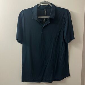 Lululemon Men’s Evolution Short-Sleeve Polo Shirt, Navy, Lg